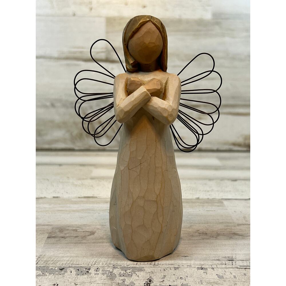 Willow Tree Sign for Love Angel Figurine 2003 Demdaco Susan Lordi No Box Decor